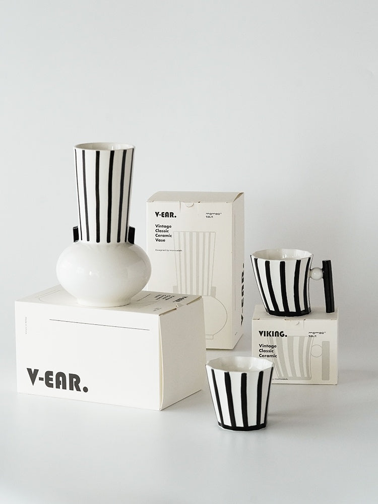 Milo Striped Vase